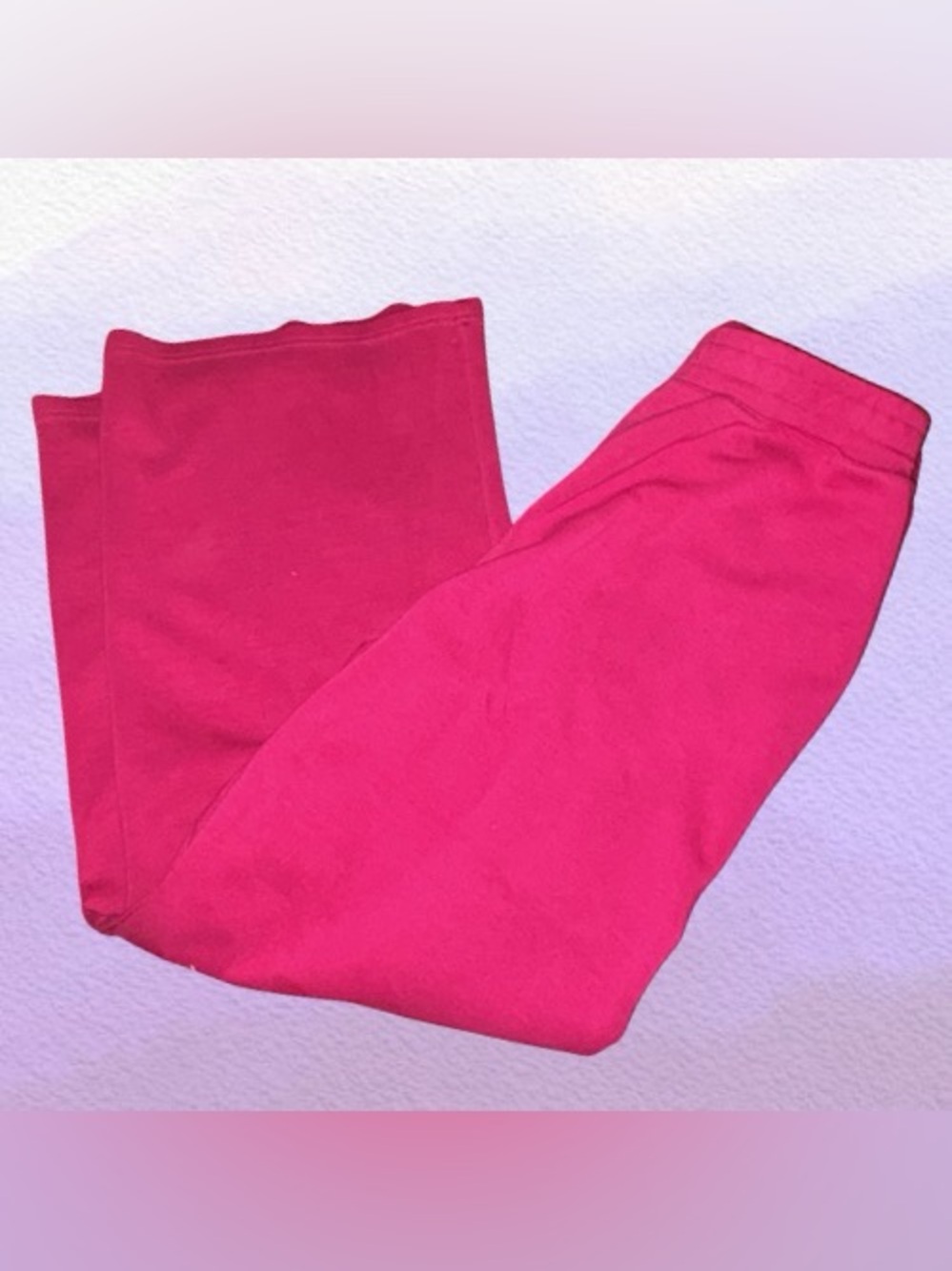 Hot Pink Wide Leg Sweatpants